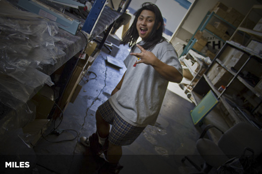 skateboard printing and packaging specialist- miles